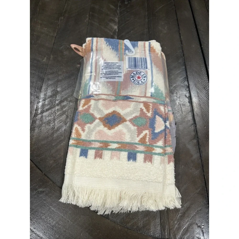Vtg Cecil Saydah Aztec‎ Sierra Kitchen Towels Oven Mitt Potholders 5 Piece Set